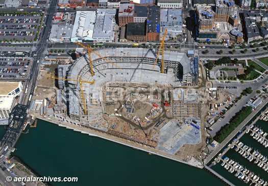 © aerialarchives.com stadium construction progress aerial photograph, AHLB3765, AMJ12T