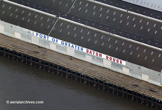 © aerialarchives.com Port of Greater Baton Rouge, Louisiana aerial photograph, AHLB5309, B4276F