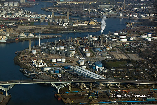 © aerialarchives.com Shell Deer Park Refinery Houston Texas AHLB7553 C0Y0T7