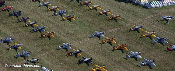 © aerialarchives.com aerial warbirds, Oshkosh, Wisconsin