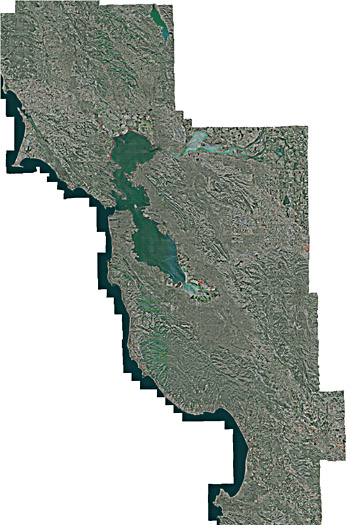 © aerialarchives.com aerial coverage map of San Francisco