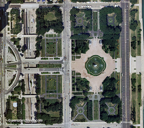 © aerialarchives.com  aerial map Chicago, Illinois AHLB3209