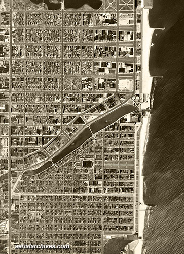 historical aerial photograph Asbury Park Monmouth County AHLV3311