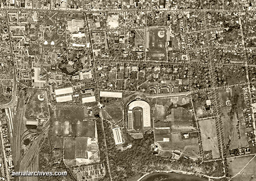 historical aerial photograph Princeton New Jersey AHLV3315
