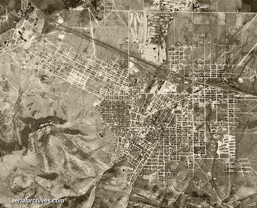 © aerialarchives.com historical aerial Helena, Montana  AHLV3963 