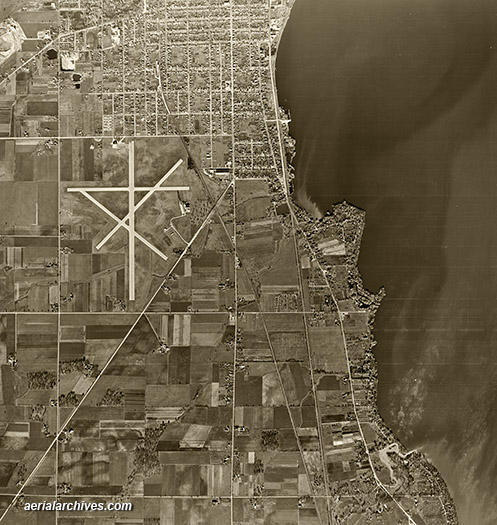 © aerialarchives.com historical aerial Oshkosh Wisconsin  AHLV4082 