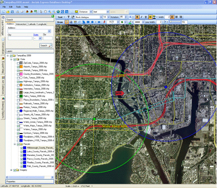 © aerialarchives.com screenshot of DataDoors destop application