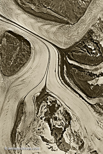 © aerialarchives.com aerial map Alaska glaciers AHLV3047, BGMX3N