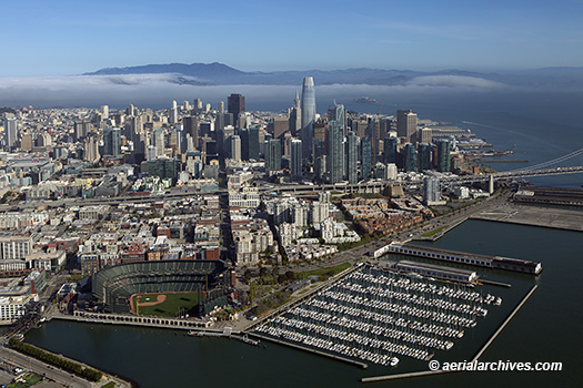 © aerialarchives.com,  fotografa area  San Francisco Giants estadio, AHLE0364