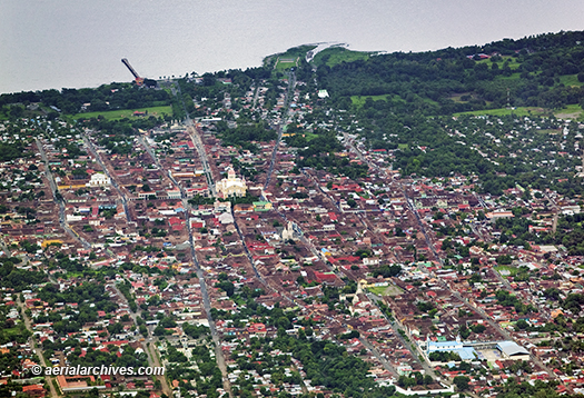 © aerialarchives.com aerial photograph of Granada, Nicaragua AHLB5421