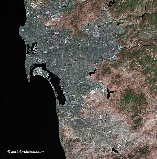 © aerialarchives.com satellite image San Diego Tijuana AHLV3629,CNWNA4